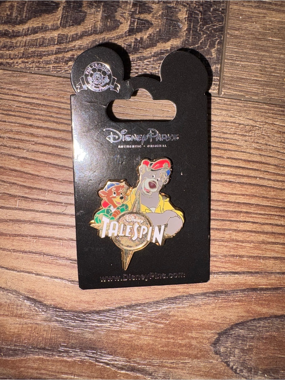 Disney Parks TaleSpin Enamel Pin - Baloo & Kit Cloudkicker